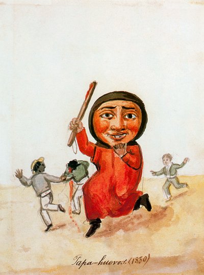Acquerello di Pancho Fierro (Lima, 1807 - Lima, 1879) da Pancho Fierro